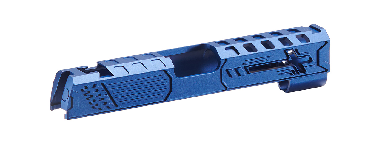 Dr. Black Royal Aluminum Slide for TM Hi-CAPA 4.3 GBB Pistols - (Blue)