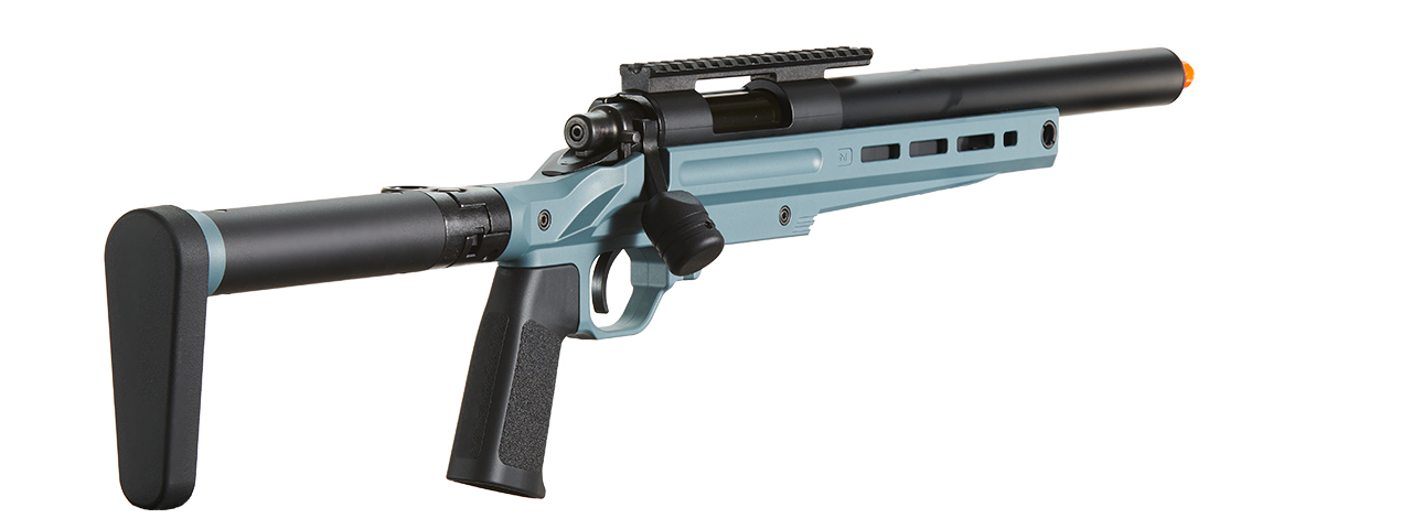 Tokyo Marui VSR-ONE Bolt Action Airsoft Rifle w/ Folding Stock - (Phantom Blue)