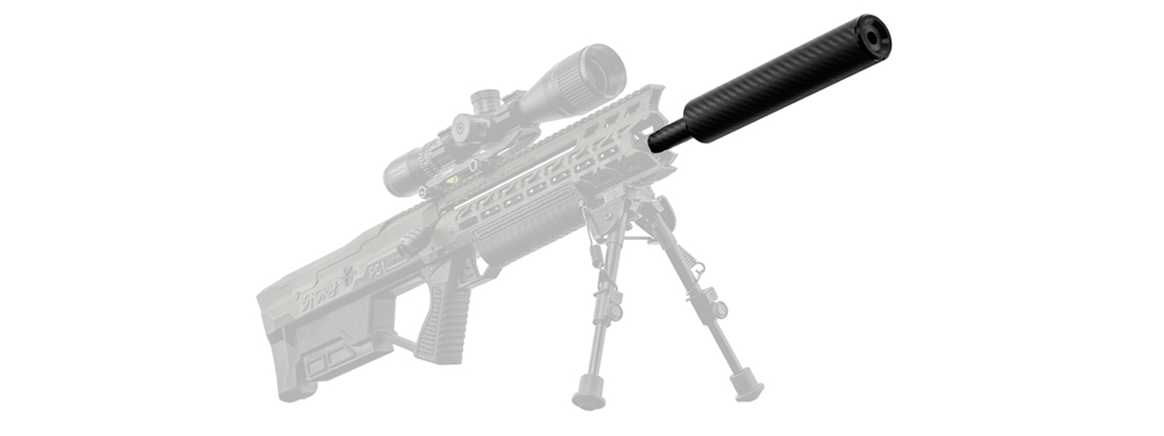 Carbon Silencer For Storm PC1 Sniper Rifle - Click Image to Close