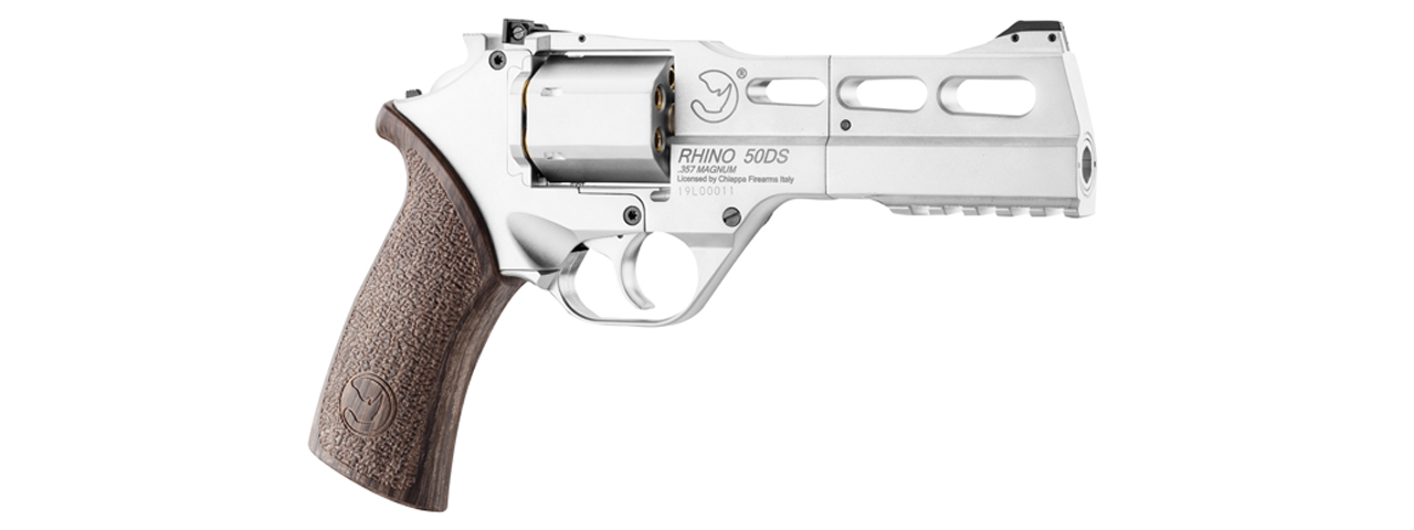 Chiappa/Black Ops/Wingun Rhino 50DS Revolver CO2 Cal. 177 - (Silver)