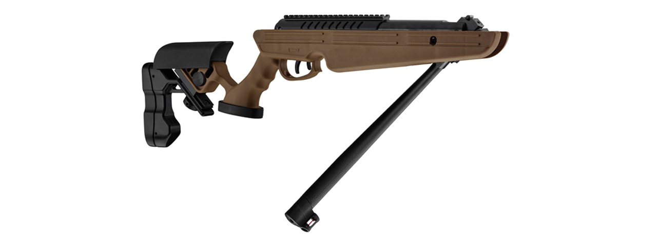 Black Ops Soul Quantico Break Barrel Air Rifle w/ 4x32 Scope - (Brown) - Click Image to Close