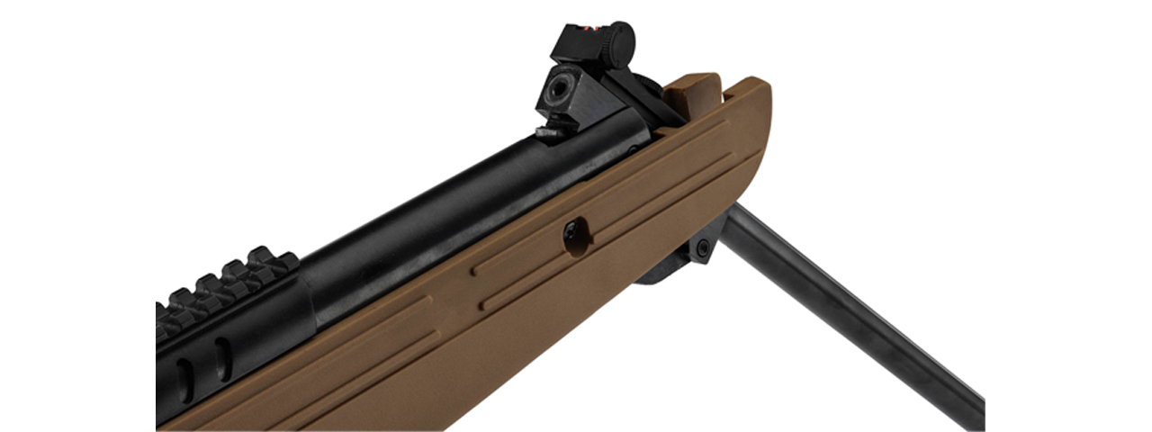 Black Ops Soul Quantico Break Barrel Air Rifle w/ 4x32 Scope - (Brown) - Click Image to Close