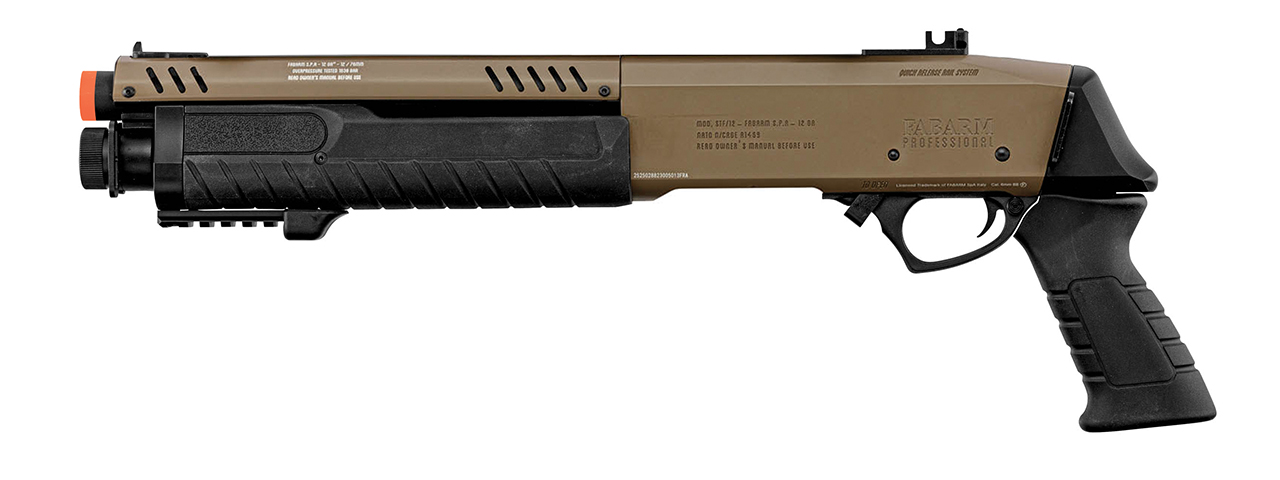 Fabarm 21" Short Initial Gas Pump Shotgun Replica - (Tan)