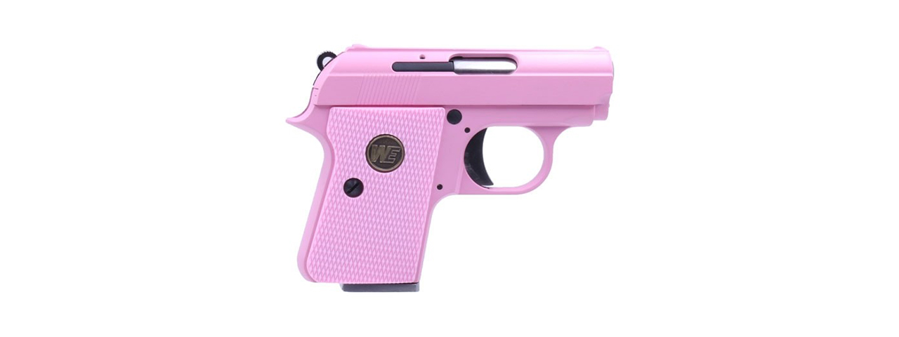 WE-Tech CT-25 Gas Blowback Airsoft Pocket Pistol - (Pink) - Click Image to Close