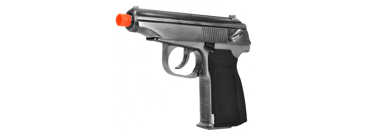 WE Tech Makarov Full Metal GBB Airsoft Pistol - (Silver) - Click Image to Close