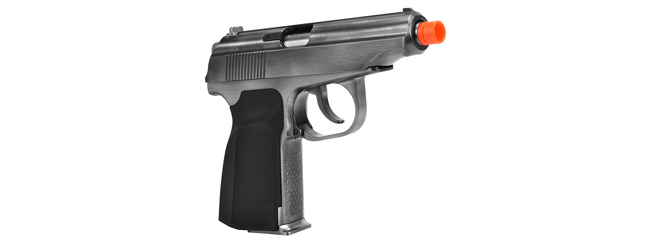 WE Tech Makarov Full Metal GBB Airsoft Pistol - (Silver) - Click Image to Close