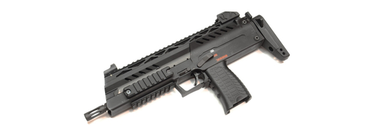 WE-Tech SMG-8 Airsoft GBB Sub Machine Gun - (Black) - Click Image to Close