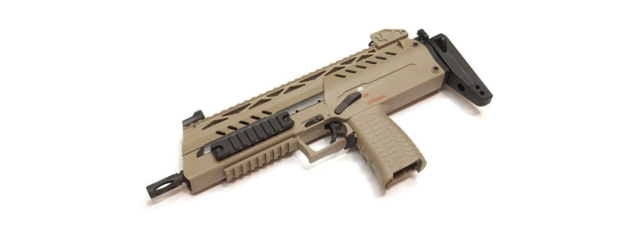 WE-Tech SMG-8 Airsoft GBB Sub Machine Gun - (Tan)