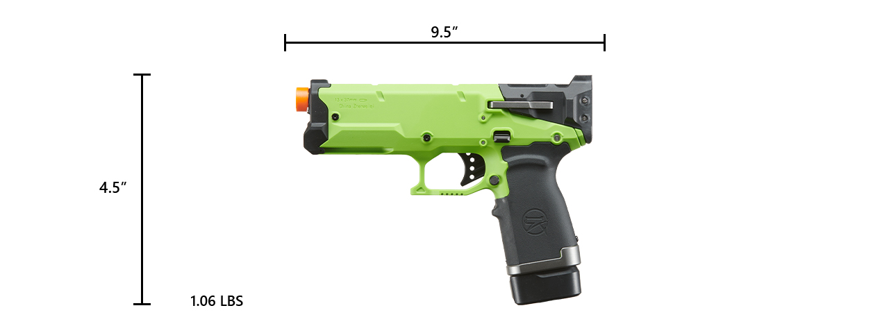 ZhenWei Fire Rat S200 Foam Dart Blaster - (Green) - Click Image to Close