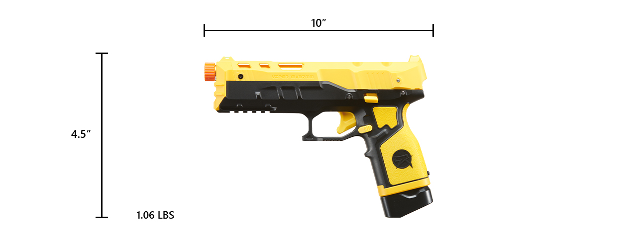 ZhenWei Viper 200S Foam Dart Blaster - (Yellow/Black)