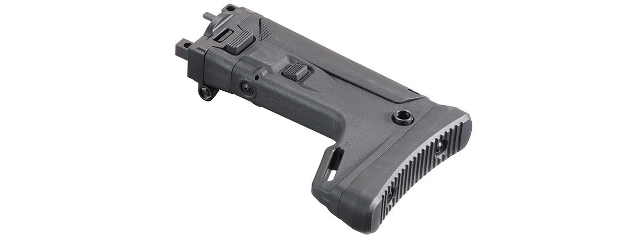 Atlas Custom Works ACR Style Retractable Stock for CYMA MP5K Airsoft Rifle - (Black) Atlas Custom Works ACR Style Retractable Stock for CYMA MP5K Airsoft Rifle - (Black)
