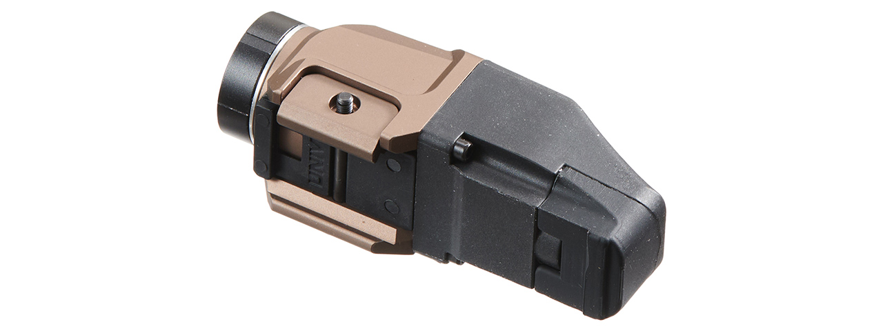 Atlas Custom Works Tactical Rail Mounted Button Flashlight - (Dark Earth)