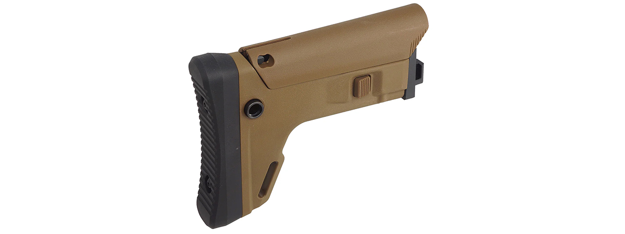 Atlas Custom Works ACR Style Retractable Stock for CYMA AK Airsoft Rifles - (Dark Earth)