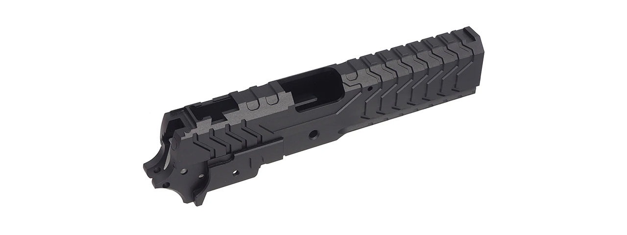 Atlas Custom Works Aluminum Matrix Slide/Frame Kit for Tokyo Marui Hi-Capa GBB Airsoft Pistols - (Black)