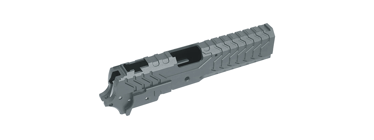 Atlas Custom Works Aluminum Matrix Slide/Frame Kit for Tokyo Marui Hi-Capa GBB Airsoft Pistols - (Gray)