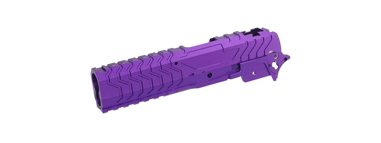 Atlas Custom Works Aluminum Matrix Slide/Frame Kit for Tokyo Marui Hi-Capa GBB Airsoft Pistols - (Purple)