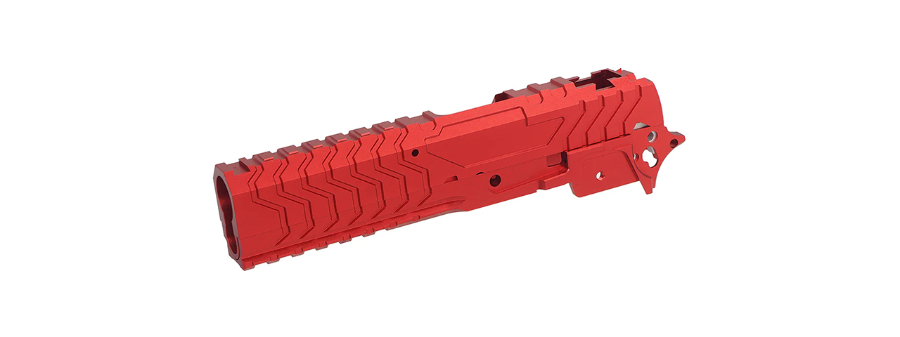 Atlas Custom Works Aluminum Matrix Slide/Frame Kit for Tokyo Marui Hi-Capa GBB Airsoft Pistols - (Red)
