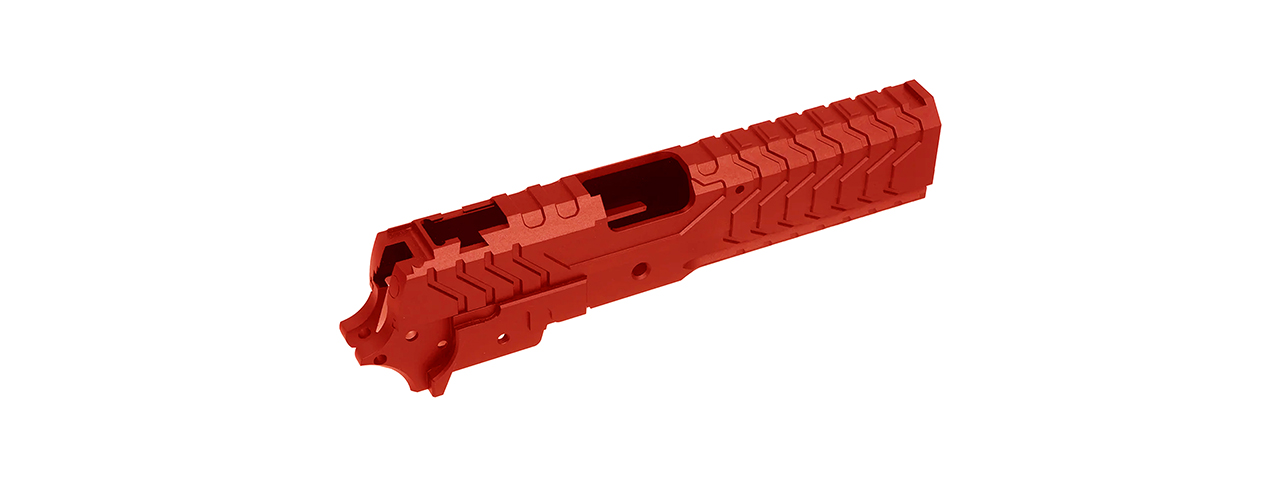 Atlas Custom Works Aluminum Matrix Slide/Frame Kit for Tokyo Marui Hi-Capa GBB Airsoft Pistols - (Red)