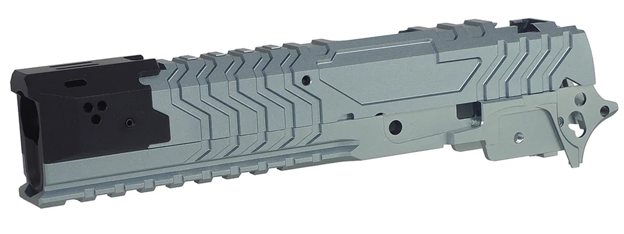 Atlas Custom Works Aluminum Matrix Slide/Frame Kit for Tokyo Marui Hi-Capa GBB Airsoft Pistols - (Gray/Black)