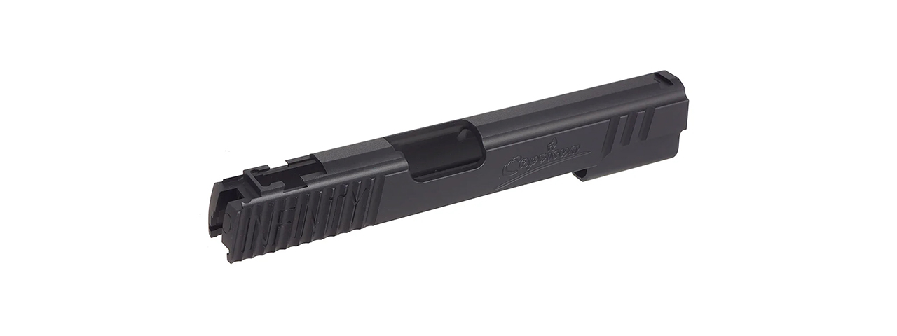 Atlas Custom Works Aluminum "Infinity Signature" Slide for Tokyo Marui 5.1 Hi-Capa GBB Airsoft Pistols - (Black)