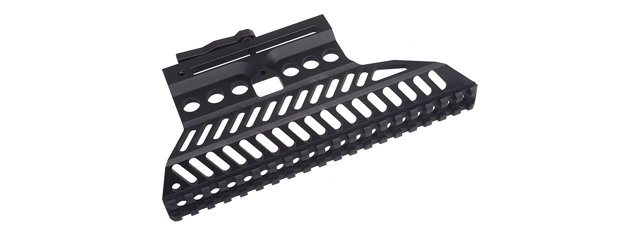 Atlas Custom Works B-13 Style Optic Mount for Marui Saiga-12K Airsoft Guns - (Black)