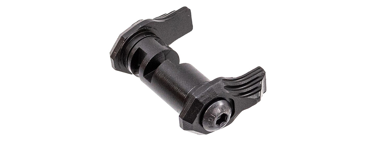 Atlas Custom Works CNC Steel Short Type Ambidextrous Selector for Tokyo Marui MWS GBBR Airsoft Rifles - (Black)
