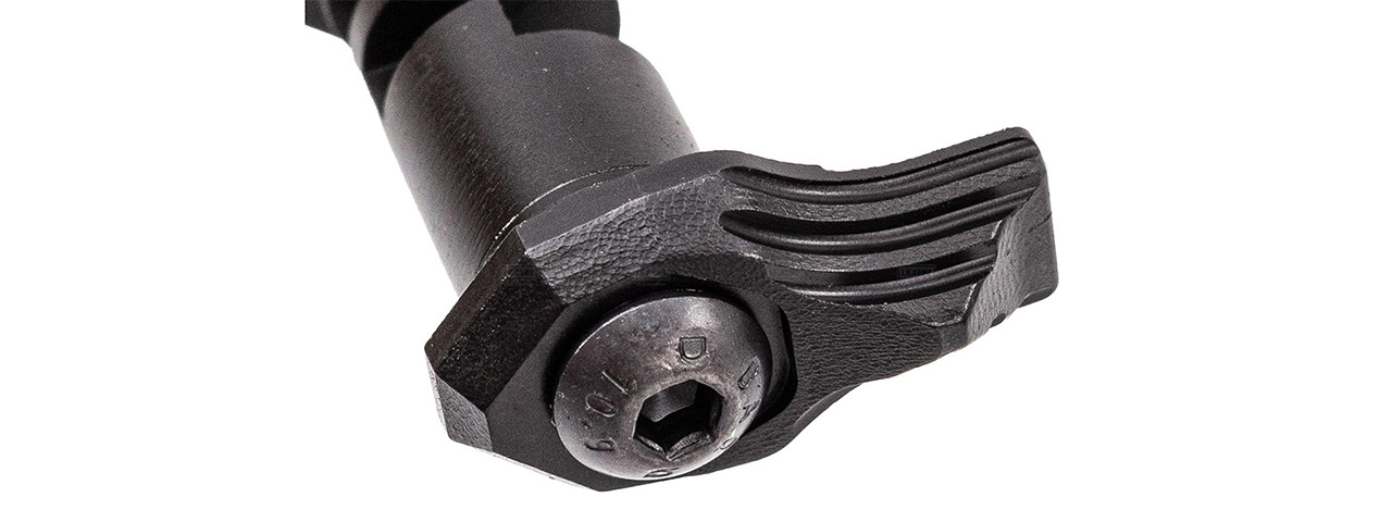 Atlas Custom Works CNC Steel Short Type Ambidextrous Selector for Tokyo Marui MWS GBBR Airsoft Rifles - (Black)