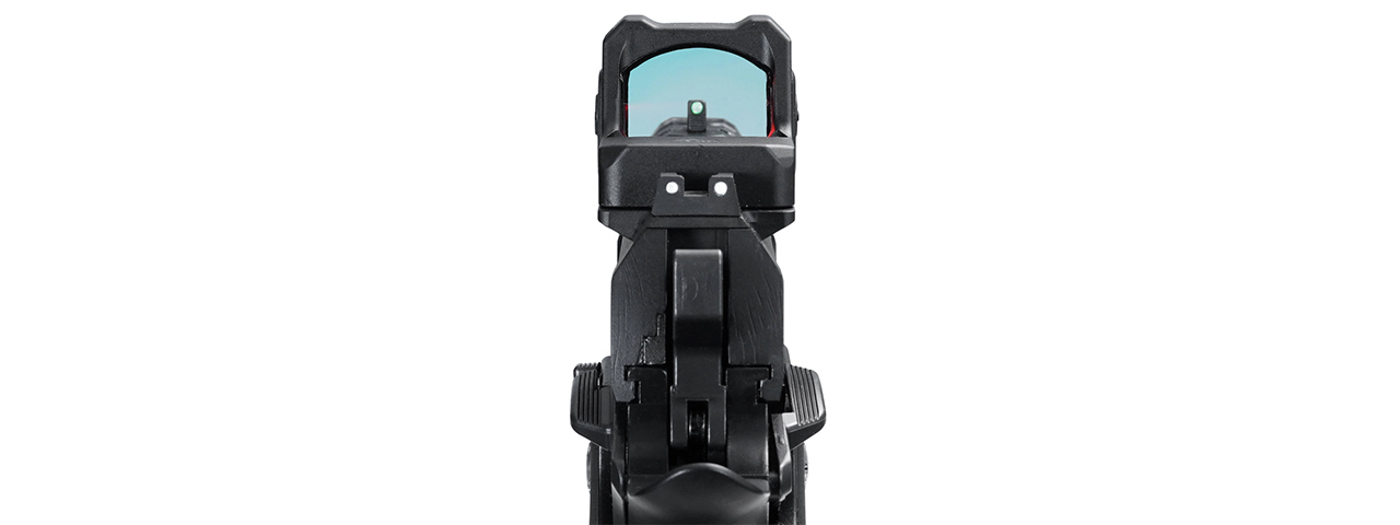 ARCTURUS Vanguard 4.3" Hi-Capa GBB Pistol w/ Optics Ready Slide & ARS-1 Red Dot Combo - (Black)