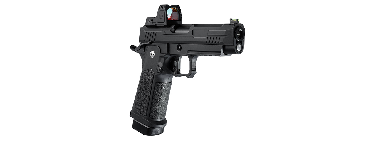 ARCTURUS Vanguard 4.3" Hi-Capa GBB Pistol w/ Optics Ready Slide & ARS-1 Red Dot Combo - (Black)