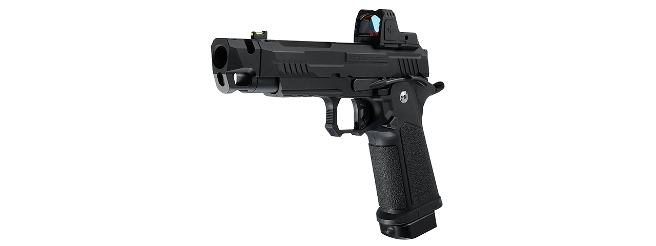 ARCTURUS Vanguard 4.3" Hi-Capa GBB Pistol w/ Optics Ready Slide, Compensator & ARS-1 Red Dot Combo - (Black) ARCTURUS Vanguard 4.3" Hi-Capa GBB Pistol w/ Optics Ready Slide, Compensator & ARS-1 Red Dot Combo - (Black)