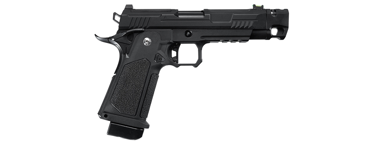 ARCTURUS Vanguard 4.3"Hi-Capa GBB Pistol w/ Optics Ready Slide & Compensator - (Black)