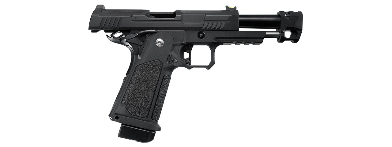 ARCTURUS Vanguard 4.3"Hi-Capa GBB Pistol w/ Optics Ready Slide & Compensator - (Black)