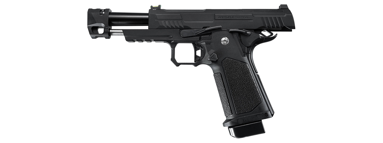 ARCTURUS Vanguard 4.3"Hi-Capa GBB Pistol w/ Optics Ready Slide & Compensator - (Black)