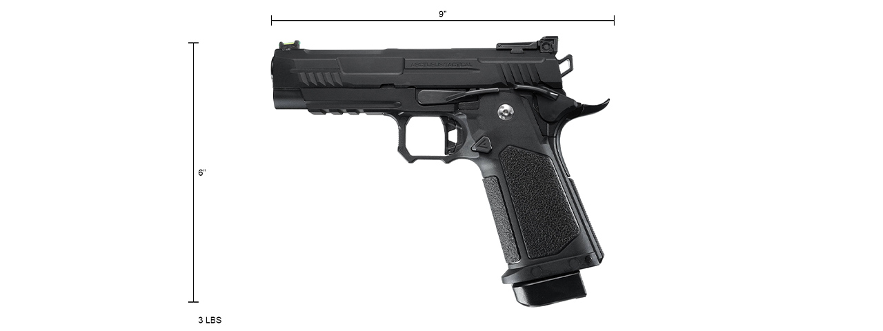 ARCTURUS Vanguard 4.3 Hi-Capa GBB Pistol - (Black)