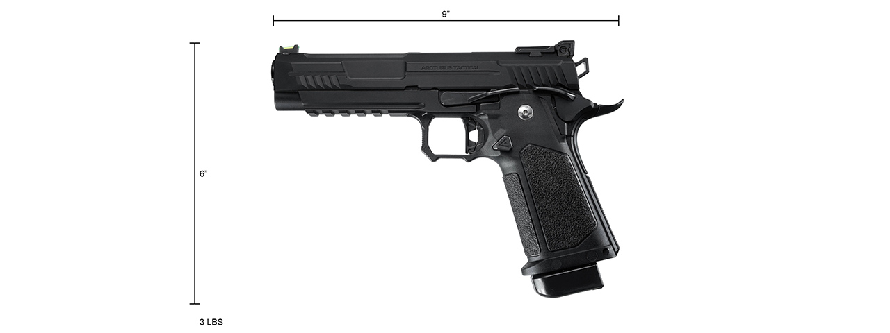ARCTURUS Vanguard 5" Hi-Capa GBB Pistol - (Black)