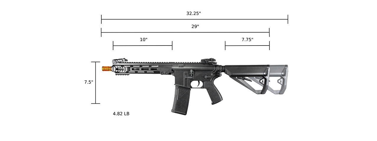 Arcturus LWT MK-I CQB 10" AEG SPORT Starter Pack - (Black)