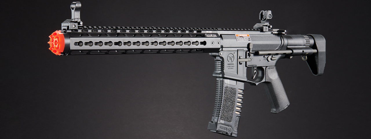 ARES Amoeba Gen5 AM-016 M4 Airsoft AEG with Octarms 13.5" Keymod Handguard - (Black)