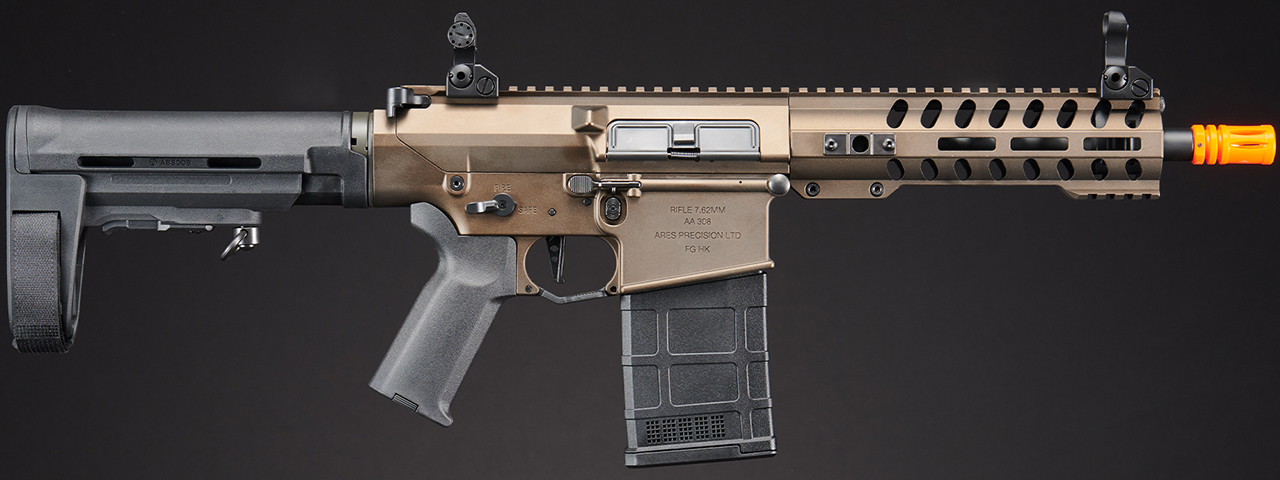 ARES Advanced Full Metal AR-308 Airsoft AEG Rifle with ETU - (Dark Earth)