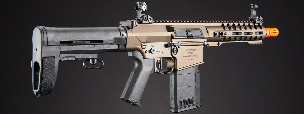 ARES Advanced Full Metal AR-308 Airsoft AEG Rifle with ETU - (Dark Earth)