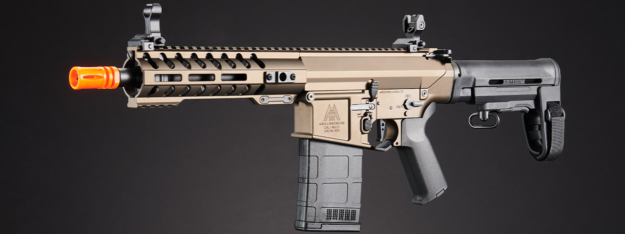 ARES Advanced Full Metal AR-308 Airsoft AEG Rifle with ETU - (Dark Earth)