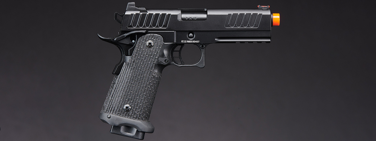 Army Armament R603 Hi-Capa Gas Blowback Airsoft Pistol (Color: Black)
