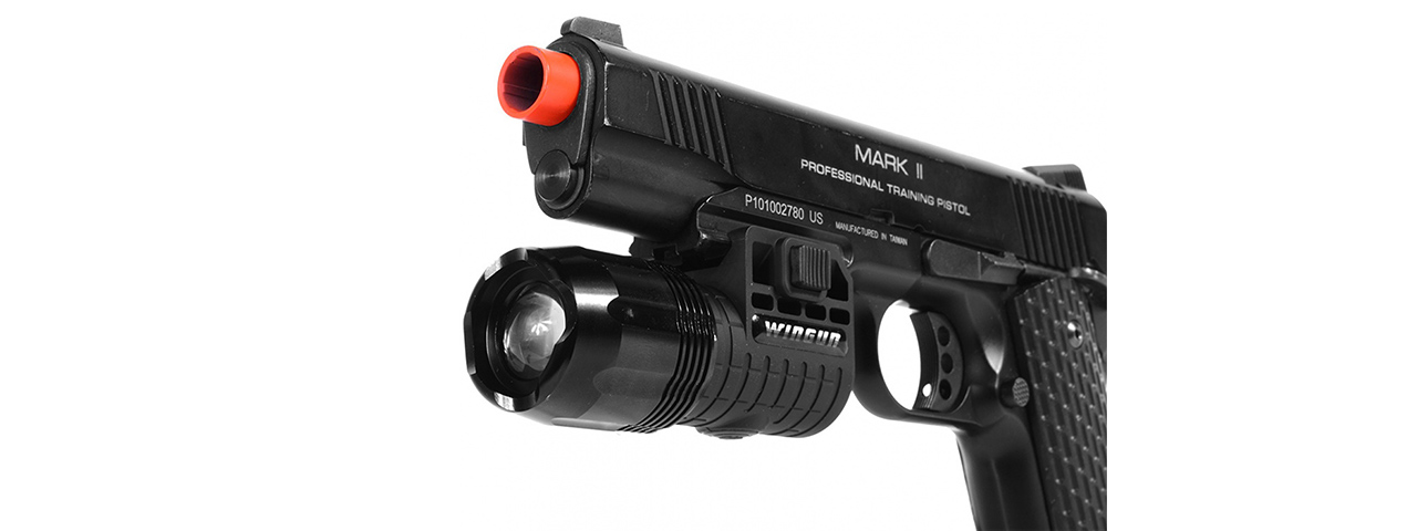 ASG 3W Multifunction LED Flashlight 200 Lumen with 360 Rotation Mounts