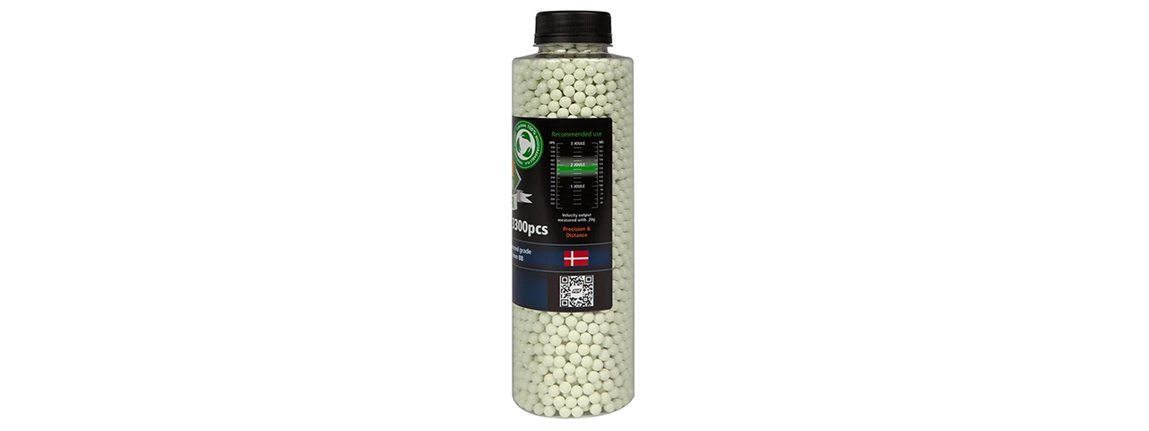ASG Blaster Tracer 0.32g Airsoft BBs 3300 Rounds Bottle - (Green)