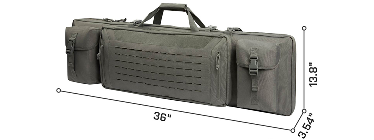 Guawin Laser Cut 42" Rifle Bag (Gray)