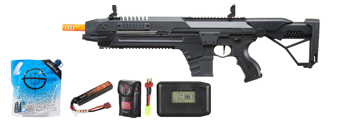 Poseidon CSI XR5 Series Advanced Battle Rifle - Battery/Adapter/Charger Combo - (Black)