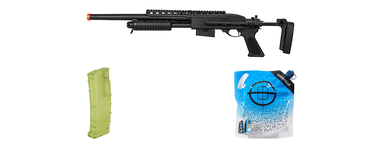 Atlas Custom Works M870 Tactical Shotgun Ammo Combo (Black) Atlas Custom Works M870 Tactical Shotgun Ammo Combo (Black)