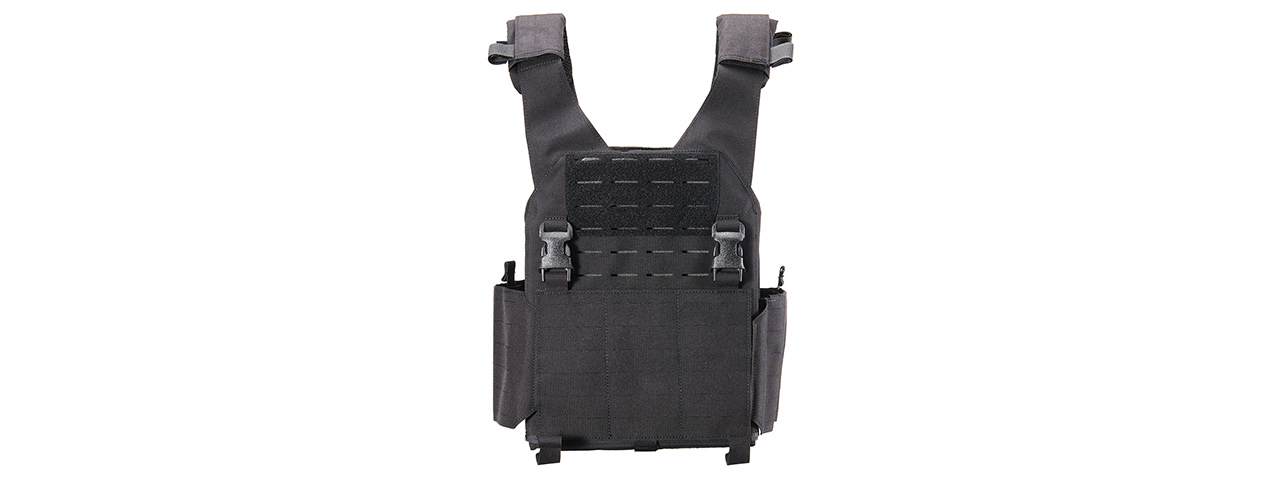 Code 11 Laser Cut Plate Carrier - (Black)