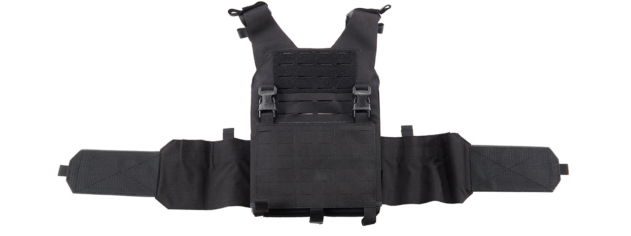 Code 11 Laser Cut Plate Carrier - (Black)