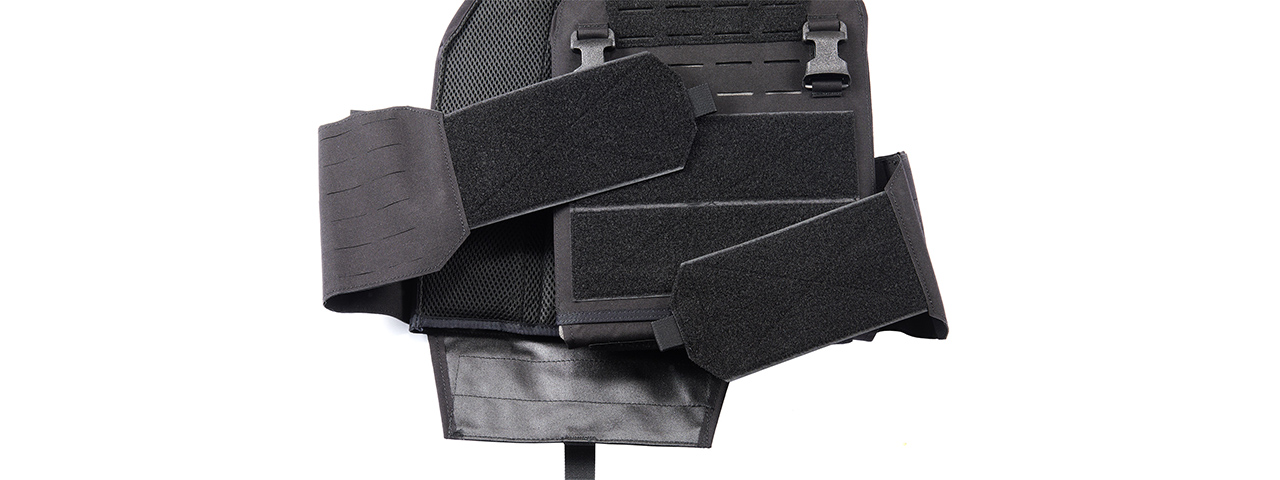 Code 11 Laser Cut Plate Carrier - (Black)