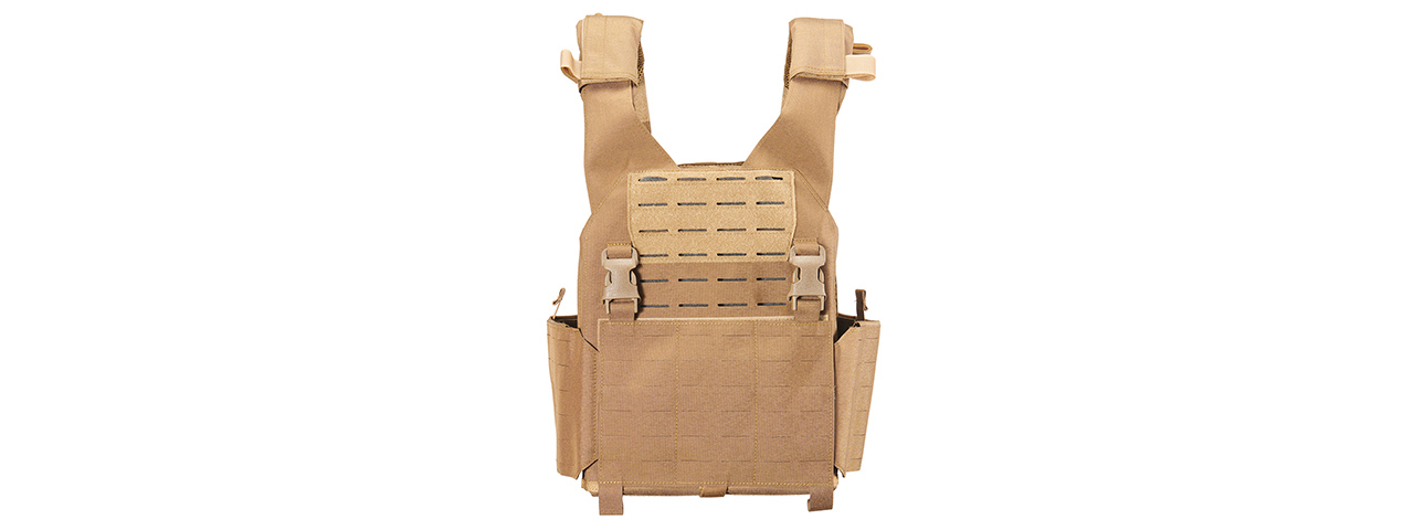 Code 11 Laser Cut Plate Carrier - (Tan)